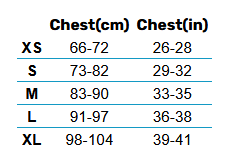 2025 Ronix Womens Vests 0 Größentabelle